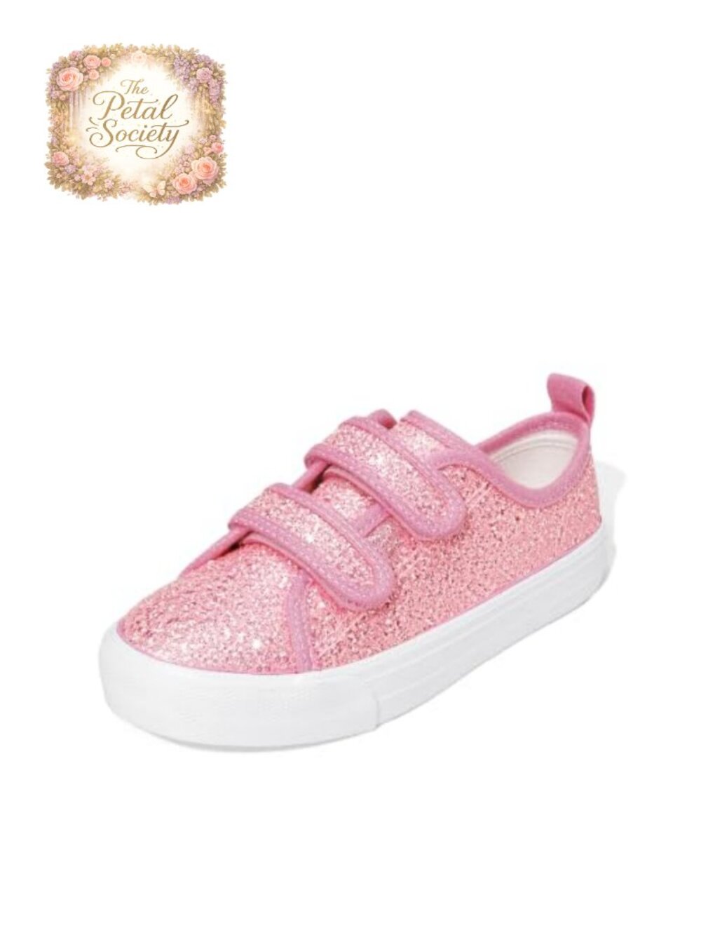 Kids Sneakers Hook and Loop Adjustable Strap Lightweight Cushioned Casual